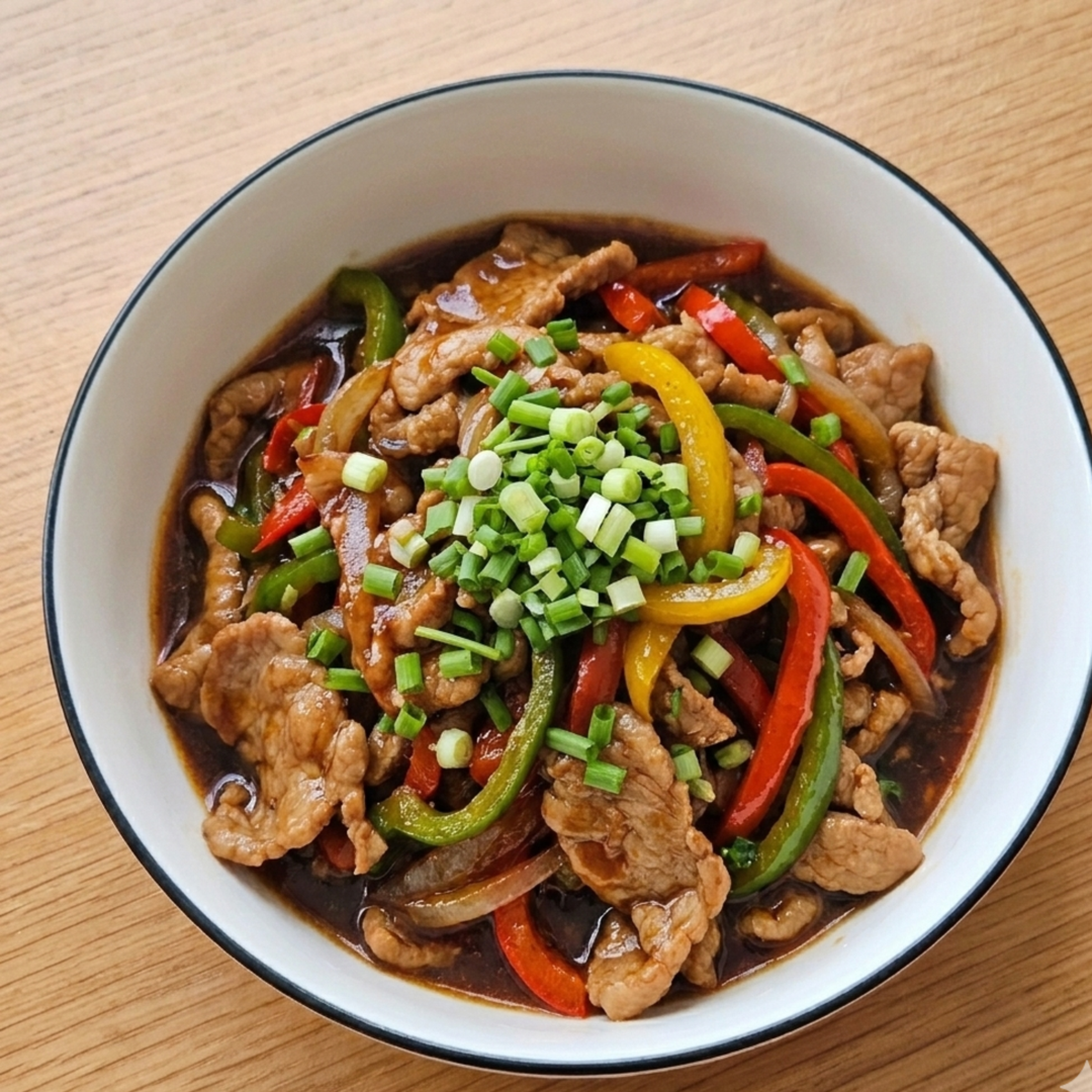 Stir Fry Recipes - Stir Fry Pork with Capsicum